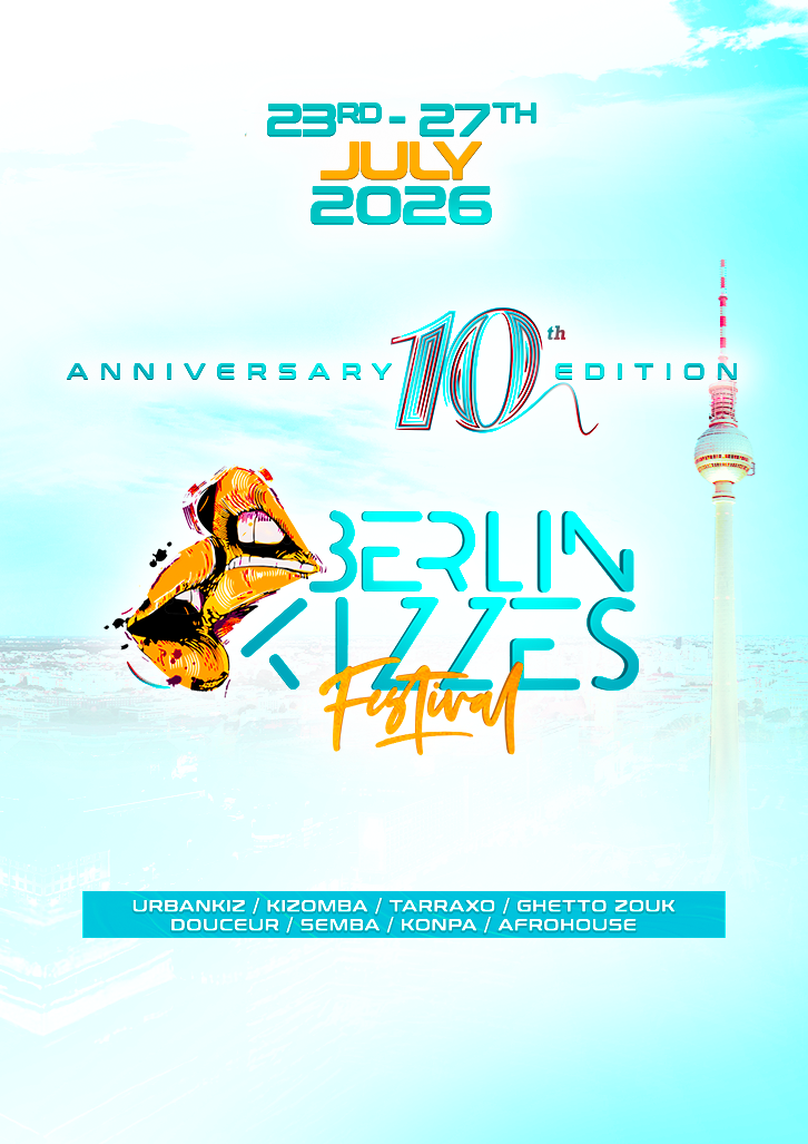 Berlin Kizzes Festival 2026 flyer